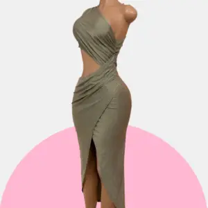 The Gaia One-Shoulder Cut-Out Maxi